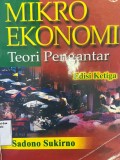 Mikro Ekonomi; Teori Pengantar
