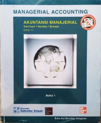 Akuntansi Manajerial; Managerial Accounting. Buku 1