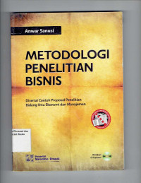 Metodologi Penelitian Bisnis