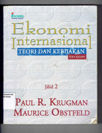 Image of Ekonomi Internasional; Teori dan Kebijakan. Jilid 2