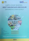 Karya Anak Bangsa :Riset dan Inovasi Unggulan Universitas Syiah Kuala