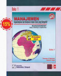 Manajemen; Kepemimpinan dan Kolaborasi dalam Duania yang Kompetitif. Buku 1